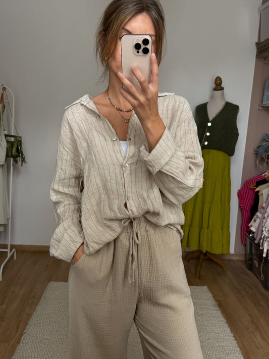 Chemise Gigi beige