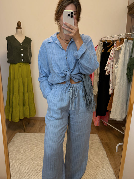 Chemise Gigi bleue