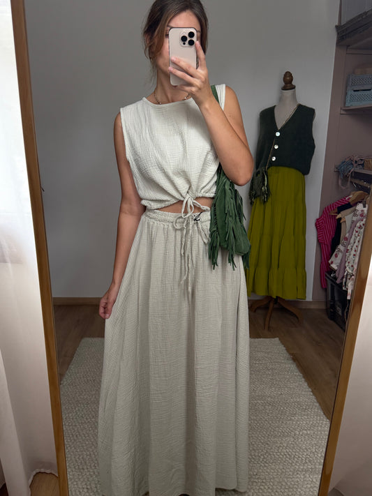 Jupe Lucienne beige