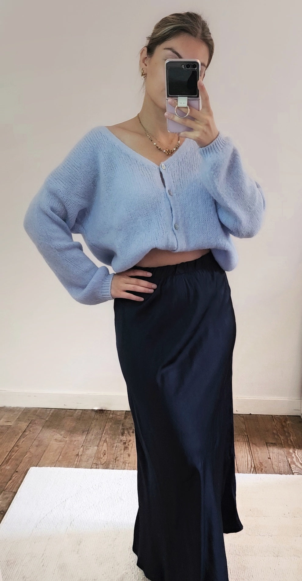 Jupe Milly bleue