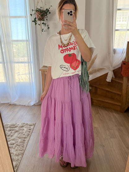 Jupe Fanny lilas